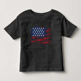 Personalisiertes USA-Flagge-Kinder-T-Shirt Kleinkind T-shirt