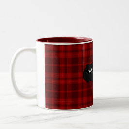 Personalisiertes Valentine Rotes Herz Zweifarbige Tasse