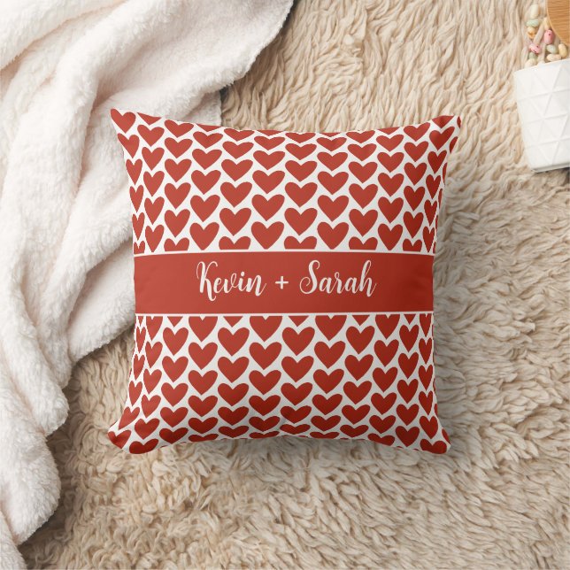 Personalisiertes Valentinerkissen Kissen (Decke)