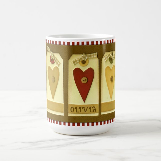 Personalisiertes Valentingeschenk Kaffeetasse (Mittel)