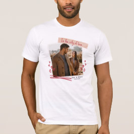 Personalisiertes Valentins-T-Shirt mit Foto & Name T-Shirt