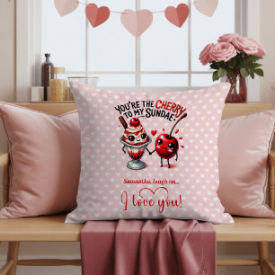 Personalisiertes Valentinskissen Food Humor Kissen