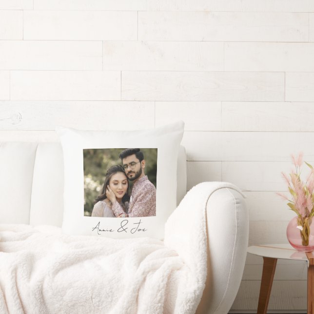 Personalisiertes Valentinstag-Foto Kissen (Liege)