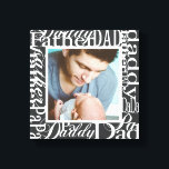 Personalisiertes Vatertag Word Collage Foto drucke<br><div class="desc">Fügen Sie Ihr Lieblings-Instagram-Foto, um ein schönes einzigartiges Foto Collage gehüllt Leinwand Druck. Ihr persönliches Foto, umgeben von einem Wort Collage Grenze der vielen Arten, VATER zu sagen. Imitate legen Textur ab, die sich in der Farbpalette von Zazzle auf einen individuellen Hintergrund ändern lässt. Ideal für die Erstellung von Erinnerungen...</div>