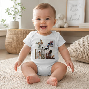 Personalisiertes Vatertags-Outfit mit individuelle Baby Strampler