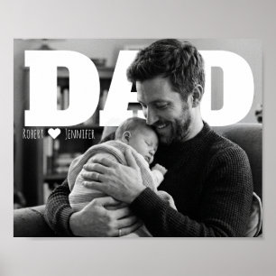 Personalisiertes Vatertags-PhotoPop-Fotoplakat Poster