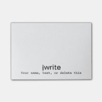 Personalisiertes Verfasser-Geschenk-Notiz iwrite