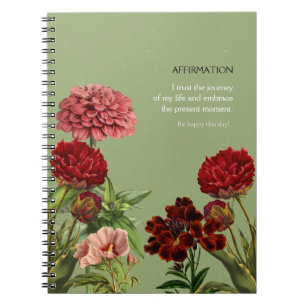 Personalisiertes Vintage-Notizbuch - Affirmation Notizblock