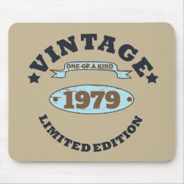 Personalisiertes Vintages 45. Geburtstagsgeschenk Mousepad