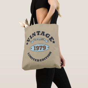 Personalisiertes Vintages 45. Geburtstagsgeschenk Tasche