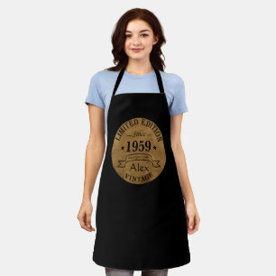 Personalisiertes Vintages 65. Geburtstagsgeschenk Schürze
