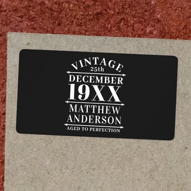 Personalisiertes Vintages Alter bis zur Perfektion (Von Creator hochgeladen)