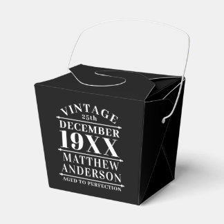 Personalisiertes Vintages Alter bis zur Perfektion Geschenkschachtel