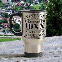 Personalisiertes Vintages Alter bis zur Perfektion