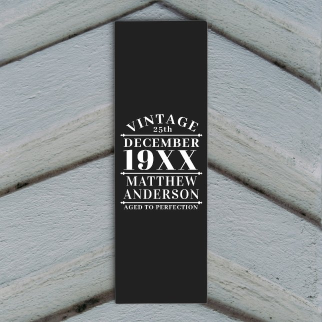 Personalisiertes Vintages Alter bis zur Perfektion Yogamatte (Von Creator hochgeladen)