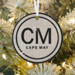 Personalisiertes Vintages Cape May NJ Beach Weihna Ornament Aus Metall<br><div class="desc">Personalisierter Vintager Viktorianischer Stil gestört Cape May New Jersey Beach Weihnachtsgeschmack. Die Rückseite kann mit einem Namen,  einem Jahr oder einem beliebigen Text personalisiert werden,  den Sie hinzufügen möchten. -</div>