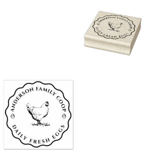 Personalisiertes Vintages Familienunternehmen Gummistempel