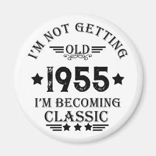 Personalisiertes Vintages Geburtstagsgeschenk Magnet