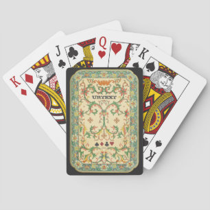 Personalisiertes Vintages inspiriertes Spielkarten