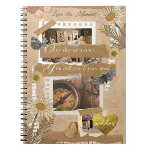 Personalisiertes Vintages Notebook - Liebe im Mome Notizblock