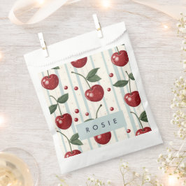 Personalisiertes Vintages Retro-Rotkrebsmuster Geschenktütchen