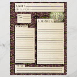 Personalisiertes Vintages Rezept Kochbuch