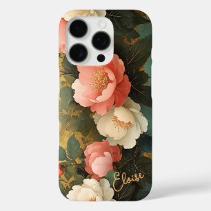 Personalisiertes Vintages Shabby Chic Pastell Pink iPhone 16 Pro Hülle