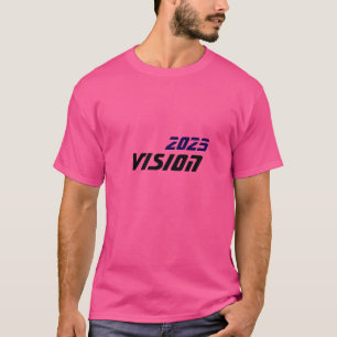 Personalisiertes Vision-Jahr-Text Stylisches Grafi T-Shirt