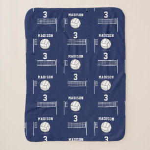 Personalisiertes Volleyball-Ball & Net-Muster Sherpadecke
