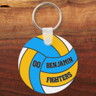 Personalisiertes Volleyball-Geschenk für Jungen un Schlüsselanhänger