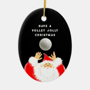 Personalisiertes Volleyball-Geschenk Keramik Ornament