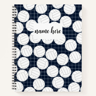 Personalisiertes Volleyball-Notebook Notizbuch