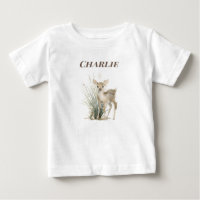 Personalisiertes Wald Reh Baby