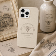 Personalisiertes Warmbeige Vintage-Französisch-Lan