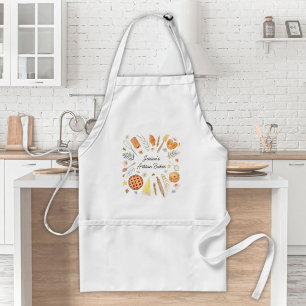 Personalisiertes Wasserfarben-Gebäck-Backen-Bäcker Schürze