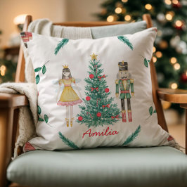 Personalisiertes Wasserfarben-Nutcracker-Kissen Kissen