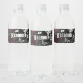 Personalisiertes Wasserflaschen-Etikett