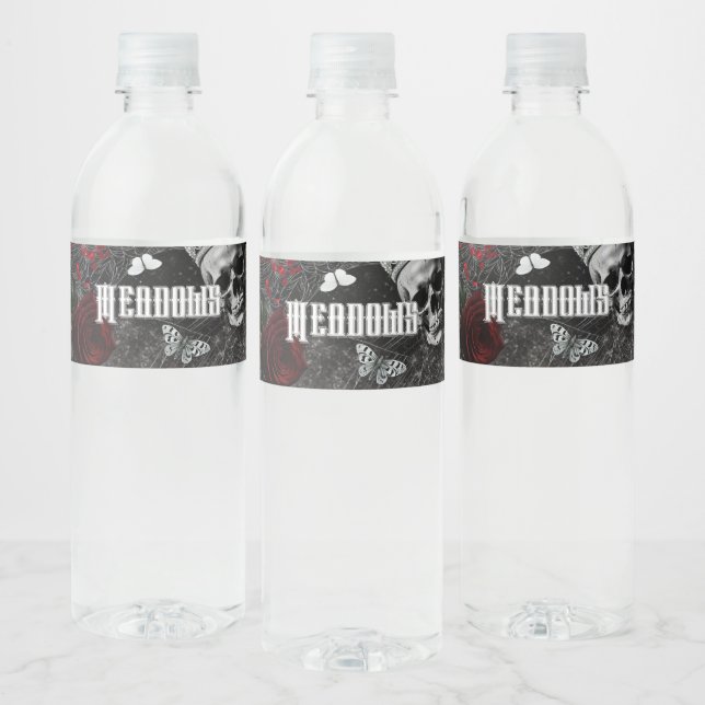 Personalisiertes Wasserflaschen-Etikett (Flaschen)