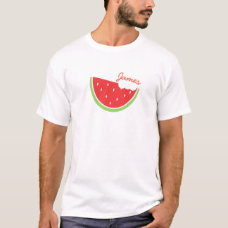 Personalisiertes Wassermelonen-Sommer-T-Shirt T-Shirt