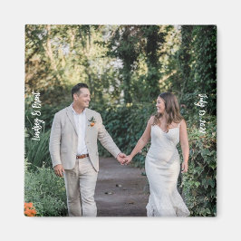 PERSONALISIERTES WEDING-Magnet Magnet