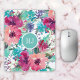 Personalisiertes Weibchenfarbenes Blumenmuster Mousepad (Von Creator hochgeladen)
