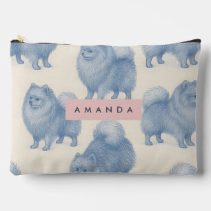 Personalisiertes weiches und süßes Pomeranian-Must Zubehörtasche