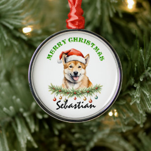 Personalisiertes Weihnachten Aussie-Tiere Dingo Ornament Aus Metall