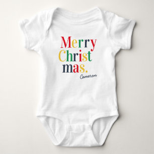 Personalisiertes Weihnachten Familien-Matching-Fei Baby Strampler