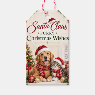 Personalisiertes Weihnachten für Haustiere, benutz Geschenkanhänger
