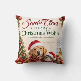 Personalisiertes Weihnachten für Haustiere, benutz Kissen