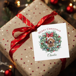 Personalisiertes Weihnachten für Haustiere mit Kra Geschenkanhänger