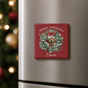 Personalisiertes Weihnachten für Haustiere mit Kra Magnet