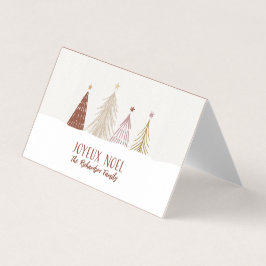 Personalisiertes Weihnachten Mini-Geschenkkarte