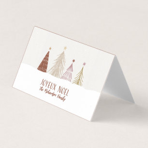 Personalisiertes Weihnachten Mini-Geschenkkarte